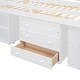 preview thumbnail 44 of 49, Twin Loft Bed with Desk, Drawers & Storage Stairs