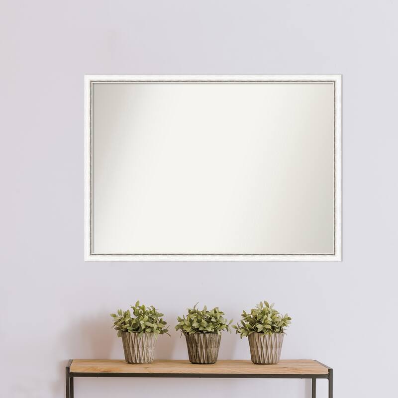 Morgan Non-Beveled Wood Framed Wall Mirror