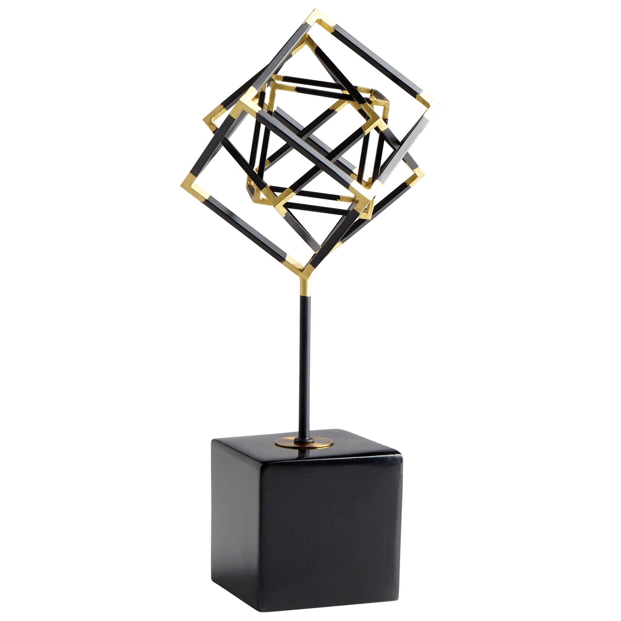 Shop Cyan Design 09095 All The Right Angles Iron And Wood Abstract