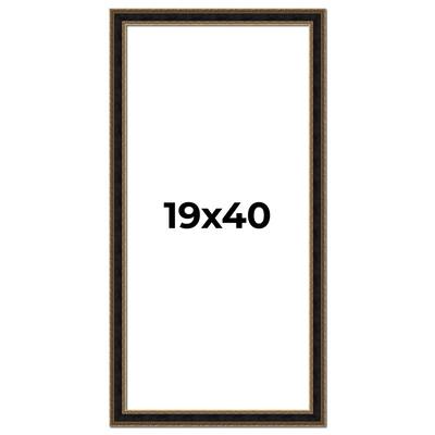 19x40 Frame Gold Antique Vintage Sold Wood Picture Frame | 1.75 Inch