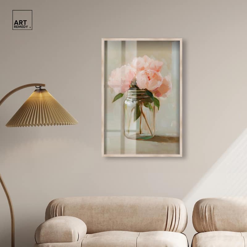 Jar of Petals Shadowbox by Art Remedy