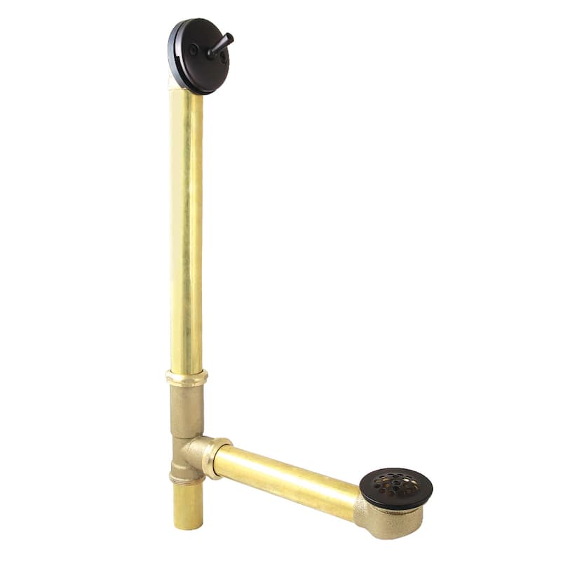 Made To Match 16" Trip Lever Waste and Overflow Drain - Oil Rubbed Bronze