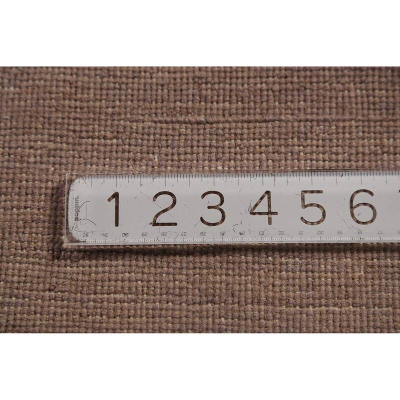 Gabbeh Modern Runner Rug Hand-Knotted Wool Carpet - 2'8" x 9'6"