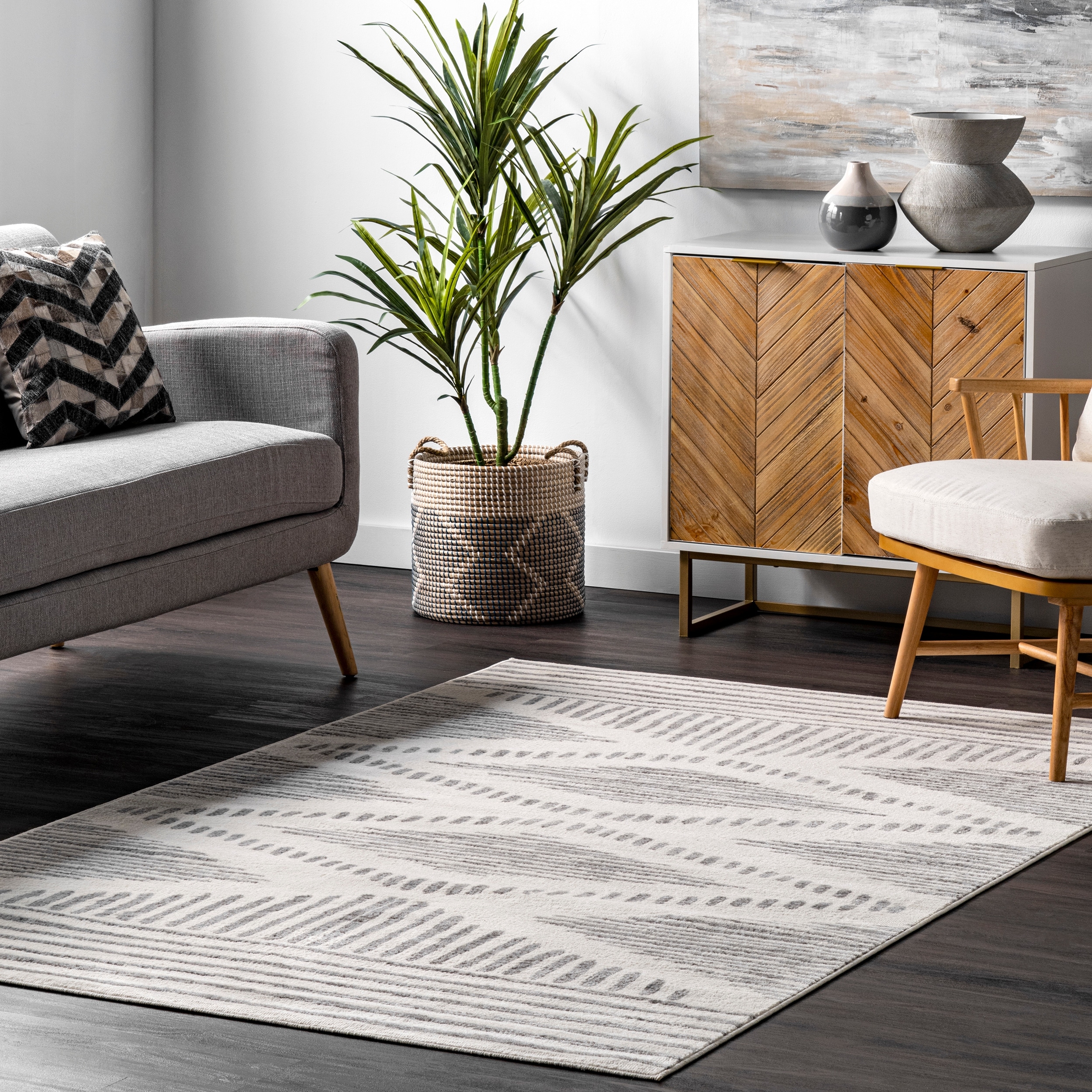 Nuloom Briggs Tribal Striped Area Rug