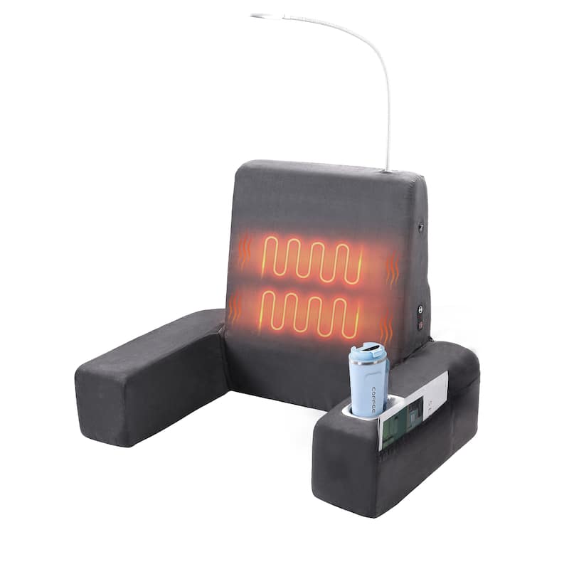 Carepeutic Backrest Bed Lounger with Heated Comfort Vibration Massage