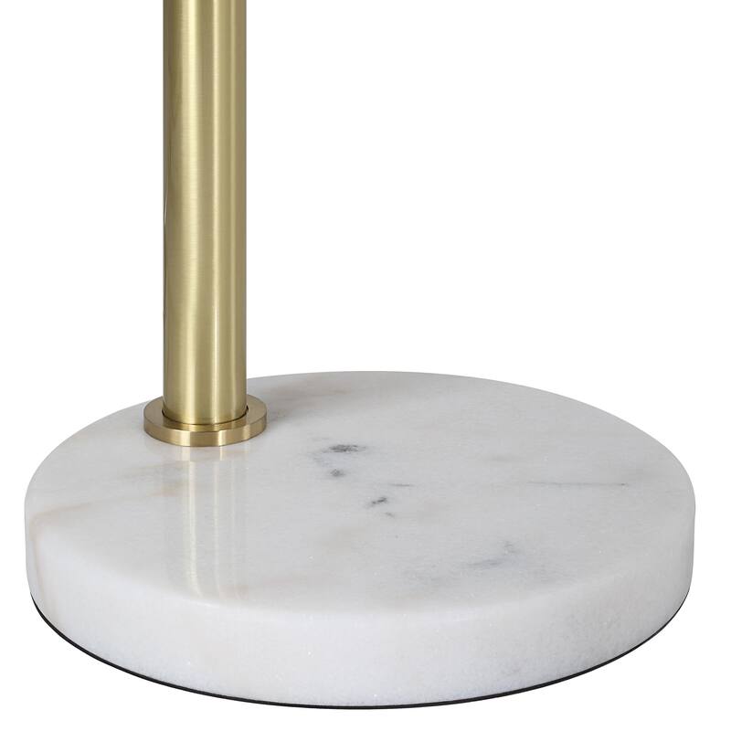 Daleela 77.375" Height Floor Lamp, Yellow - 15 x 55.25 x 77.375"