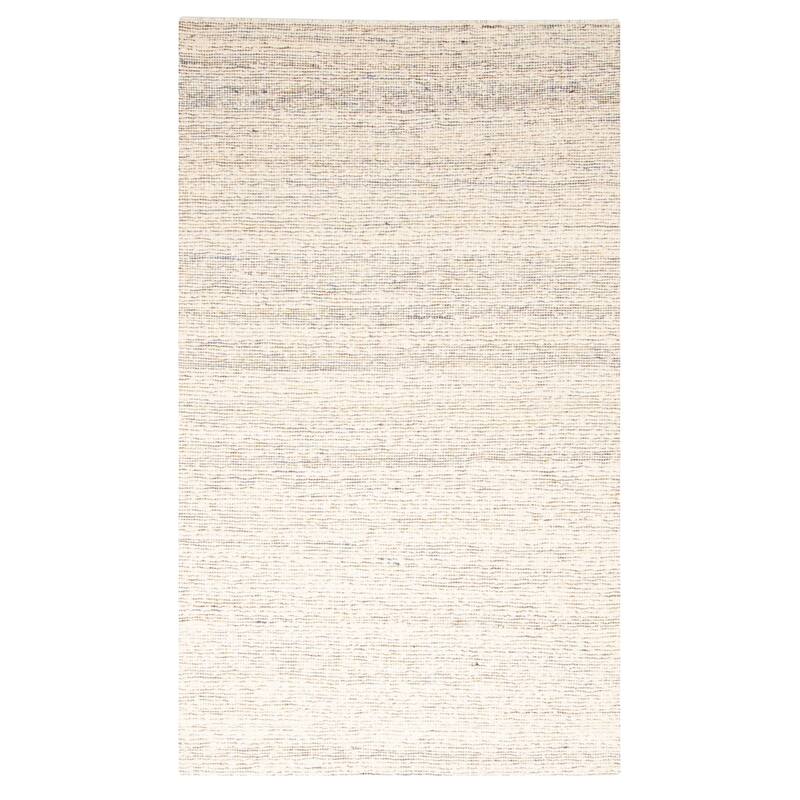 ECARPETGALLERY Braid weave Sienna Cream Wool Rug - 4'11 x 7'11