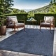 preview thumbnail 8 of 9, Aloha Washable Solid Indoor Outdoor Area Rug Patio Deck Living Room