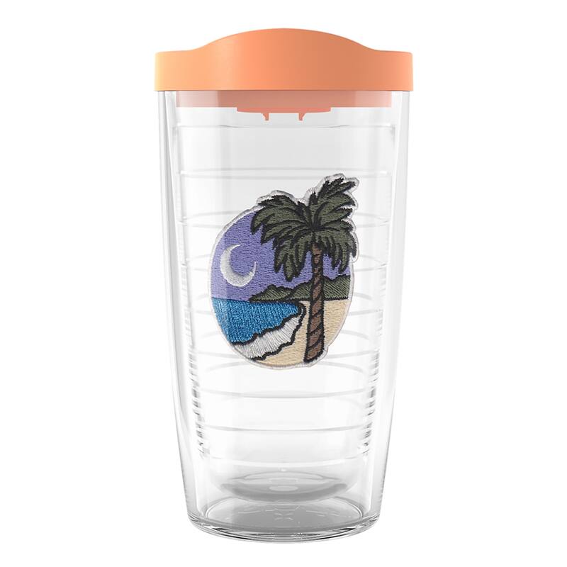 Tervis A Day In The Tropics Made in USA Double Walled Insulated Travel Tumbler, Eve - 16oz
