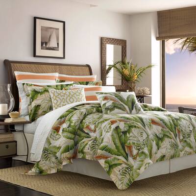 Tommy Bahama Palmiers Topical Floral 4-piece Comforter Set