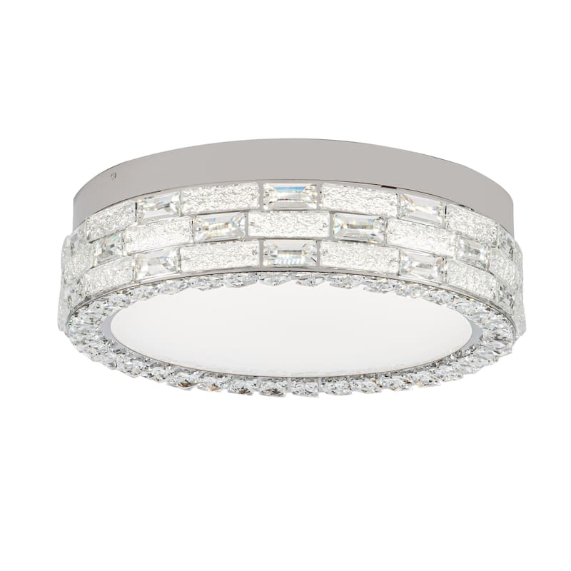 Artcraft Elegance Integrated LED Flush Mount - Chrome Finish