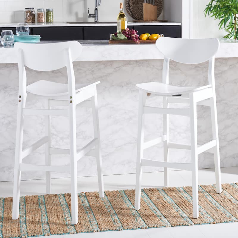 SAFAVIEH Petra Bar Stool - 17" W x 23" D x 42" H - 17Wx23Dx42H