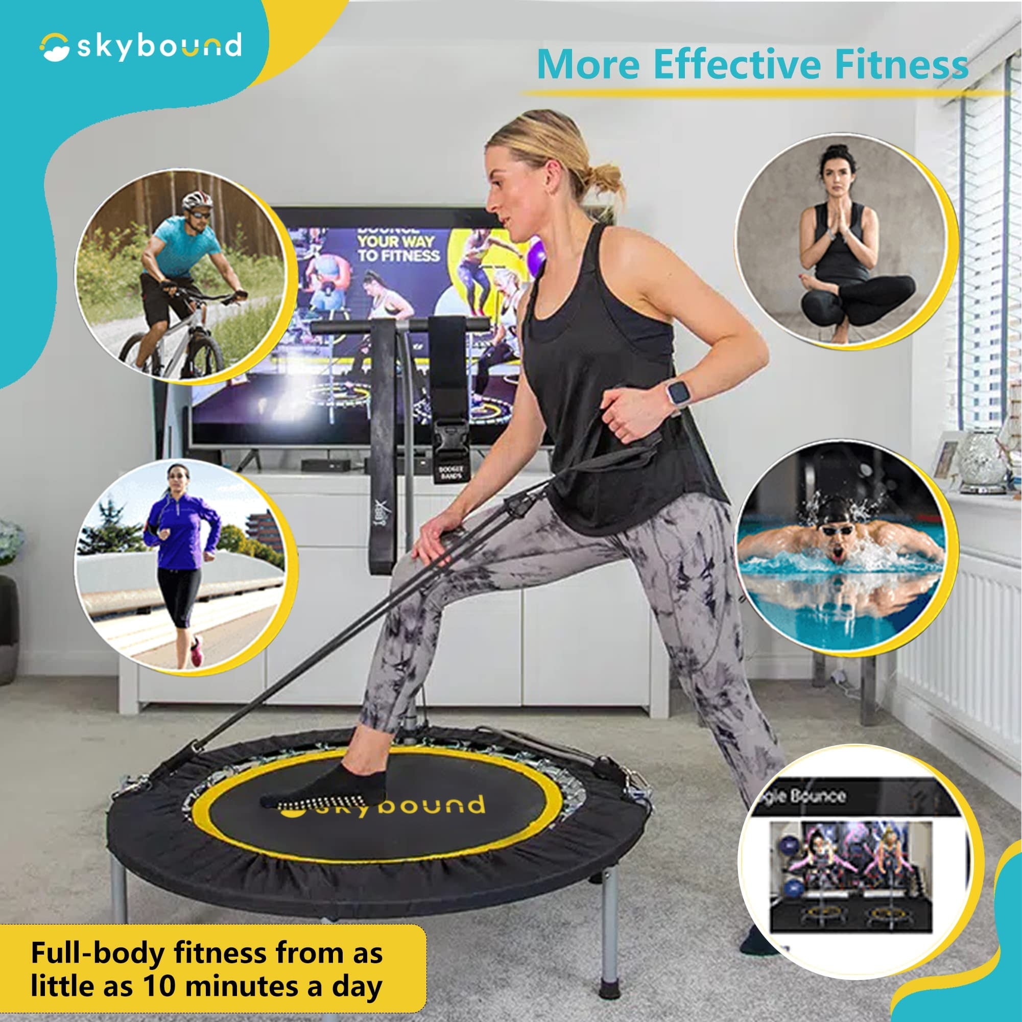Bounce sales fitness trampoline