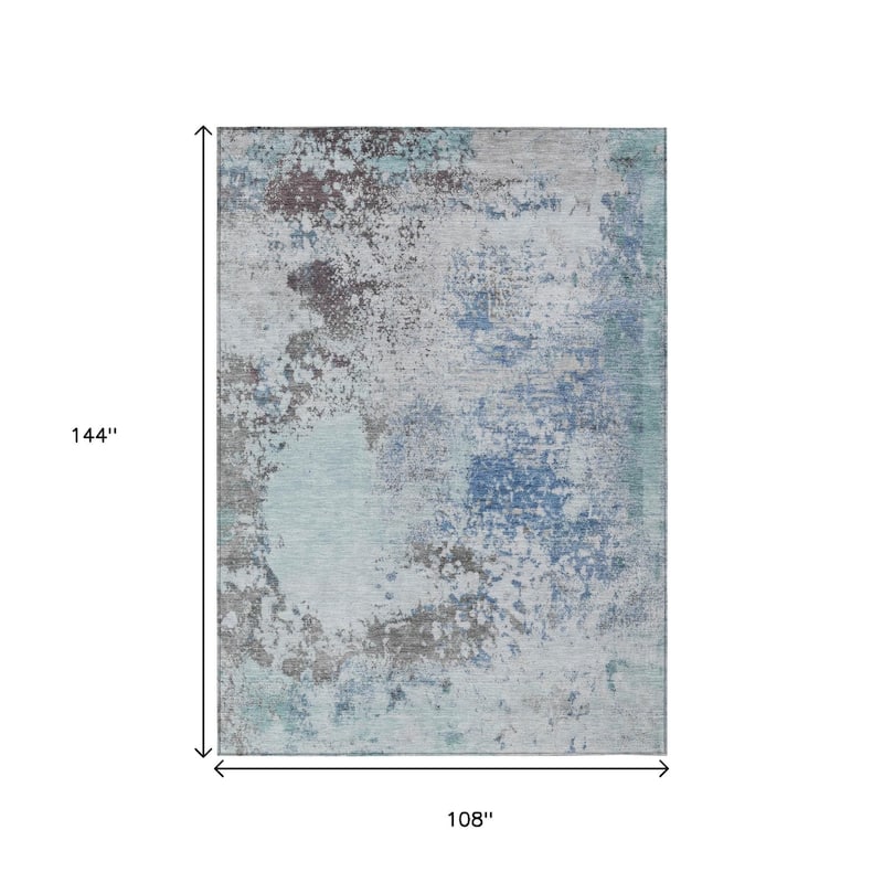 HomeRoots Abstract Transitional Rectangle Outdoor Rug