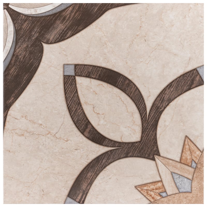Merola Tile Argos Natural 17-3/4" x 17-3/4" Ceramic Floor and Wall Tile