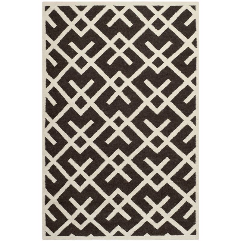 SAFAVIEH Handmade Flatweave Dhurries Eildine Modern Moroccan Wool Rug