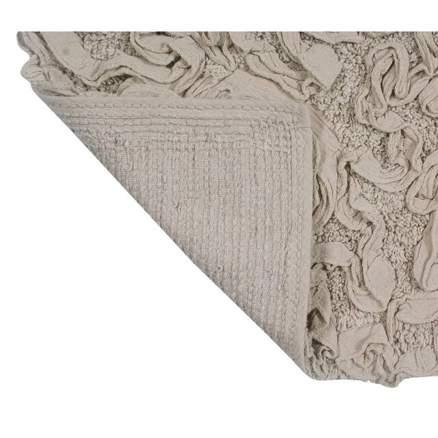 Home Weavers Bellflower Collection Absorbent Cotton Machine Washable Bath Rug 21"x34"