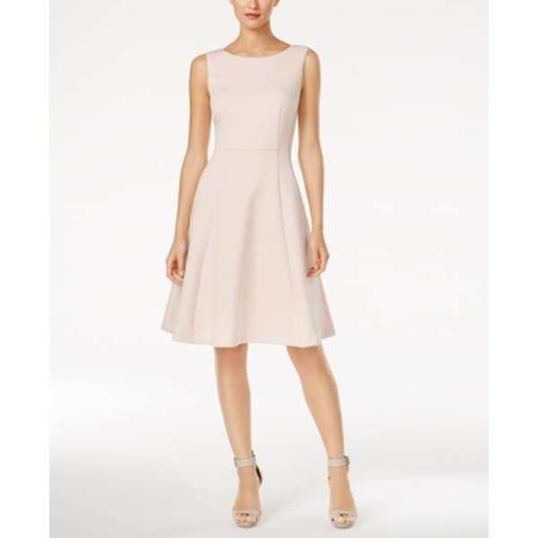 calvin klein blush pink dress