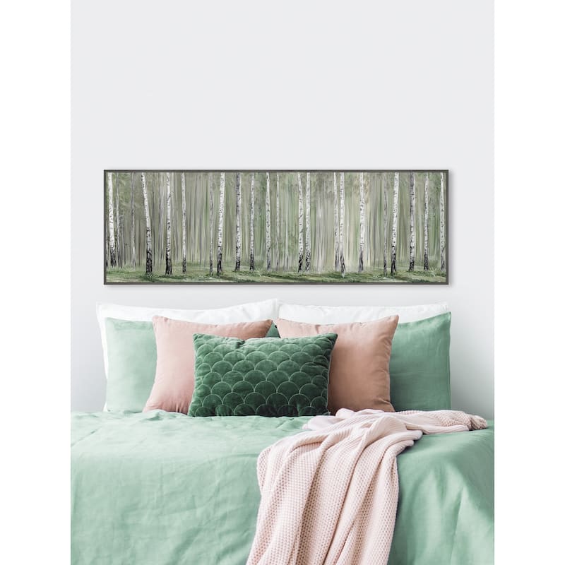 Silence in the Trees Floater Framed Print on Canvas