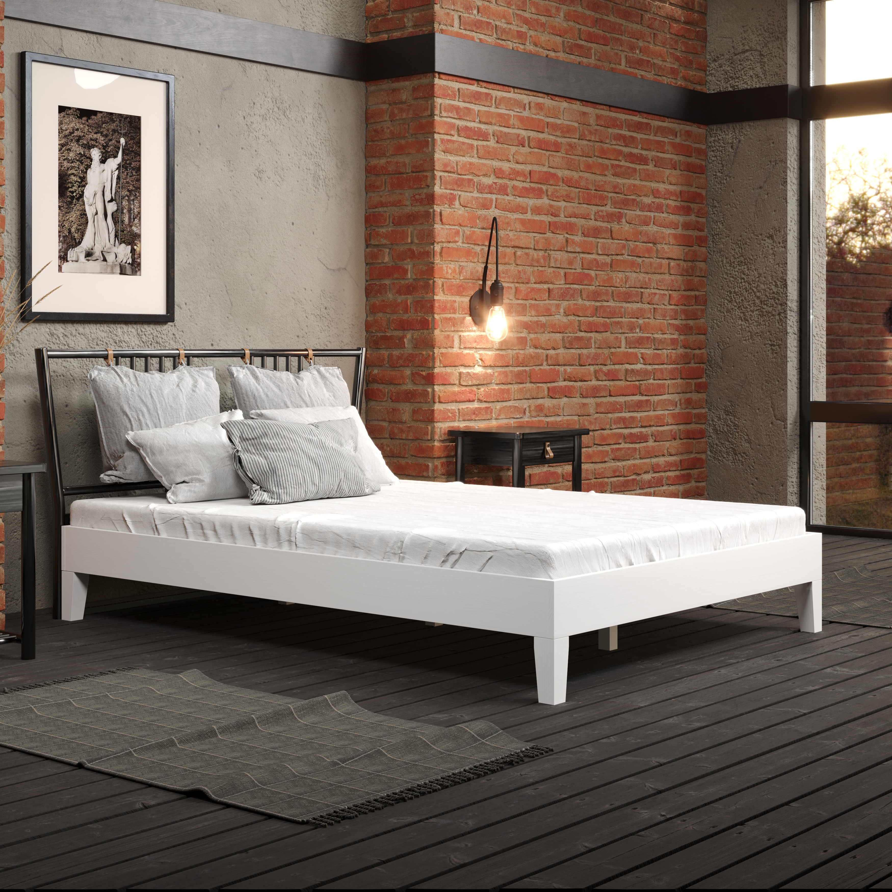 Carson carrington queen sales platform bed