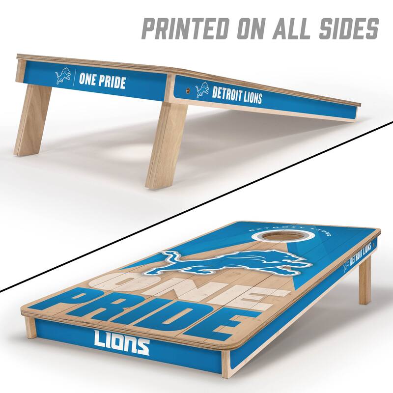 Detroit Lions NFL 2x4 Professional Cornhole Board Set