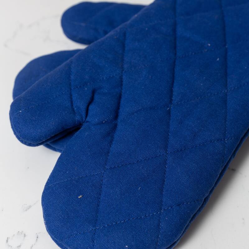 Fabstyles Solo Waffle Cotton Oven Mitt Set of 2