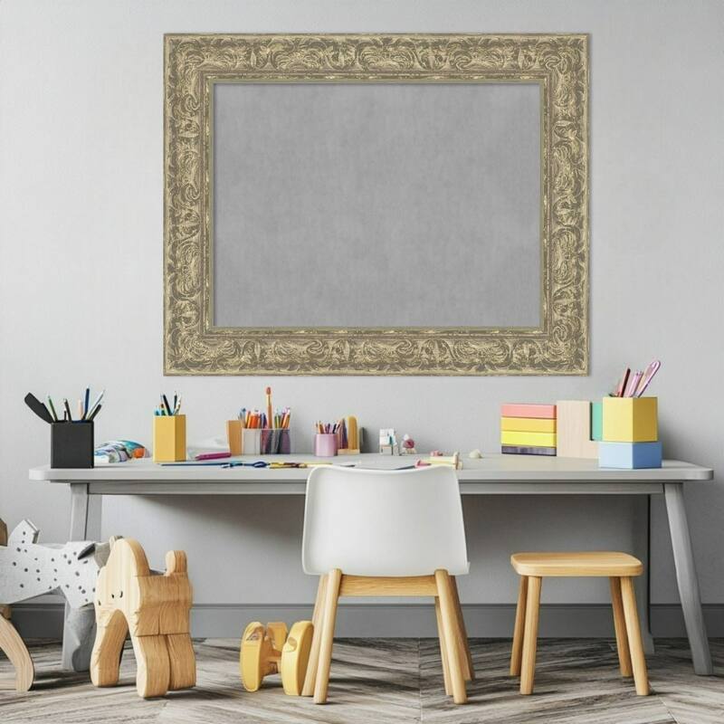 Amanti Art Luxe Antique Silver Framed