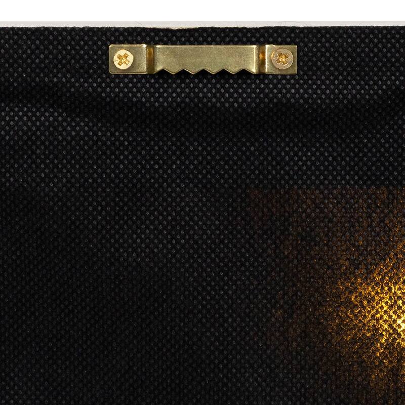 LED Lighted Church at Night Framed Christmas Canvas Wall Art 19" x 15"