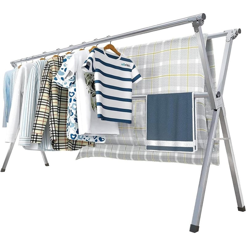 Heavy Duty Stainless Steel Drying Rack - 94 inches