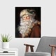 preview thumbnail 16 of 26, "Father Christmas" Traditional Santa Winter Holiday Poster Print