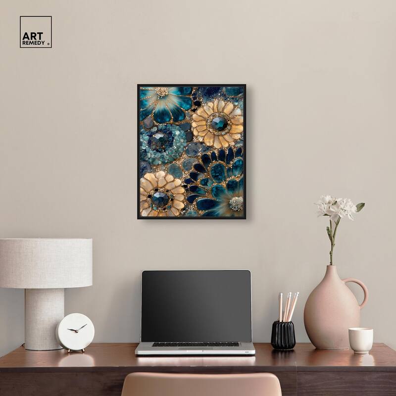 Opulent Geode III Canvas by Art Remedy