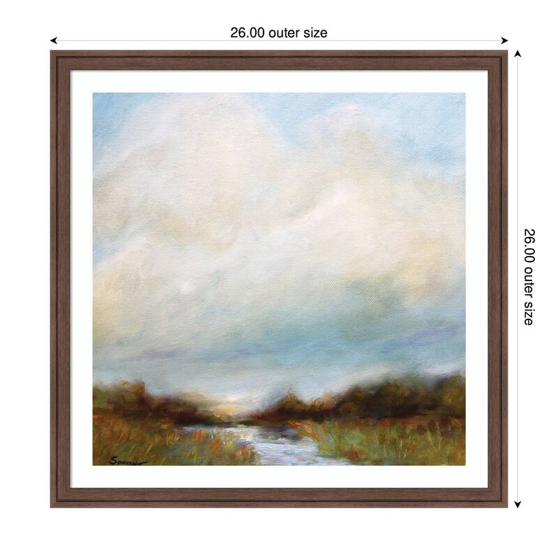 Kate and Laurel Tranquility by Mary Sparrow Framed Wall Art Print