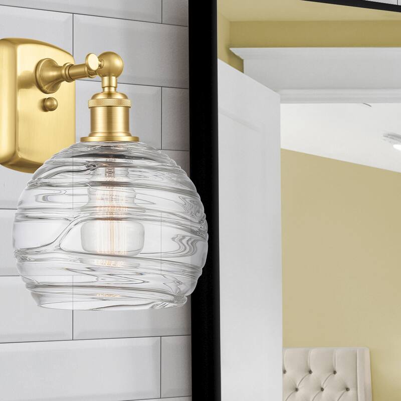 Innovations Lighting Athens Deco Swirl - 1 Light 8" Sconce