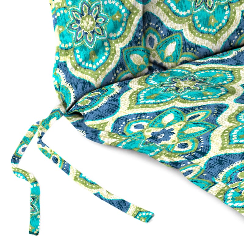 21" x 38" Outdoor Chair Cushion with Ties and Loop - 38'' L x 21'' W x 3.5'' H