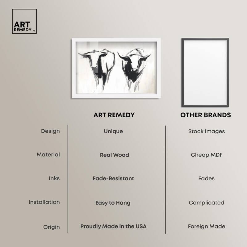 Bovine I Shadowbox by Art Remedy