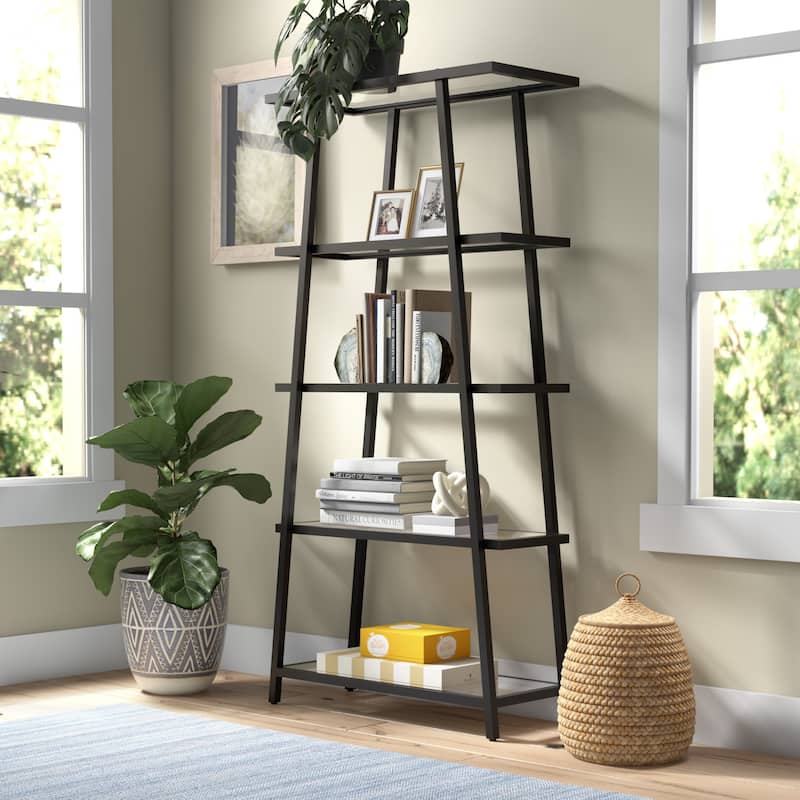 Yair Bookcase - 70" - Blackened Bronze
