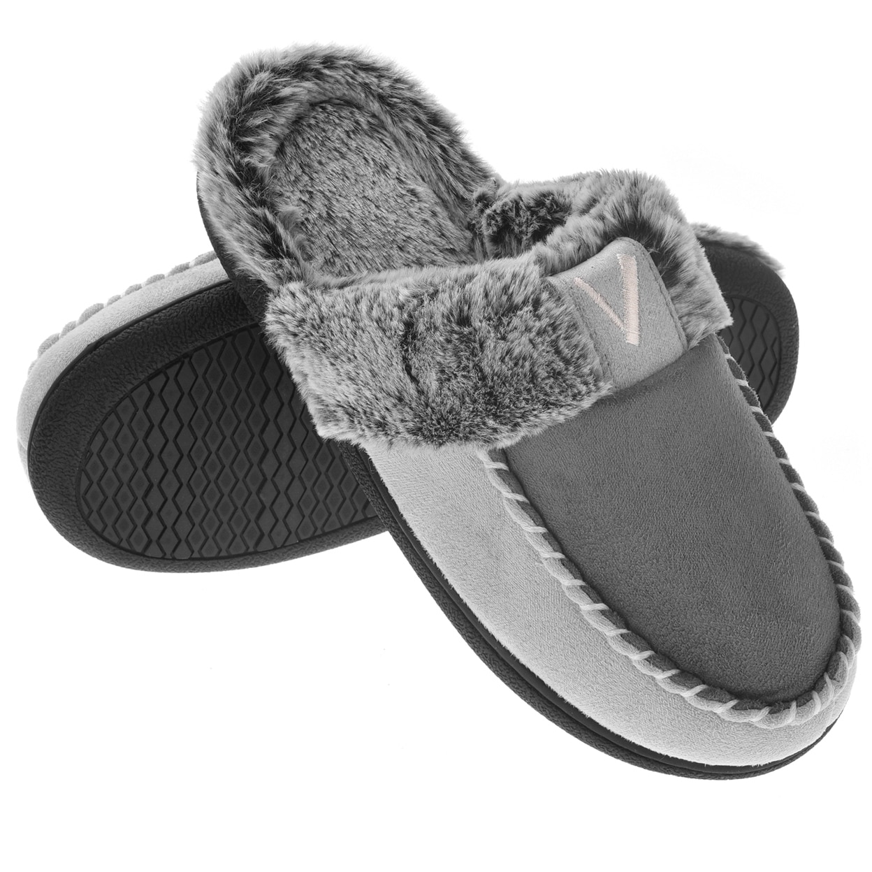 fuzzy moccasin slippers