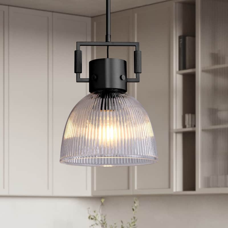 KAYLA 1 Light Pendant Light - BLACKBLACK