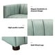 preview thumbnail 53 of 81, HULALA HOME Olinto Modern 83''W Genuine Leather Tufted Couch Sofa with Channel Back and Solid Wood Legs