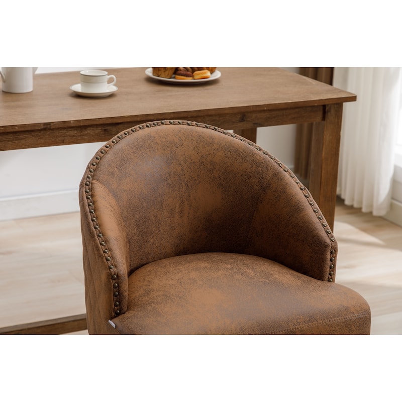 Rotating Bar Chair, Counter Height Bar Chair With Backrest, Rotating Kitchen Stool, Set of 2