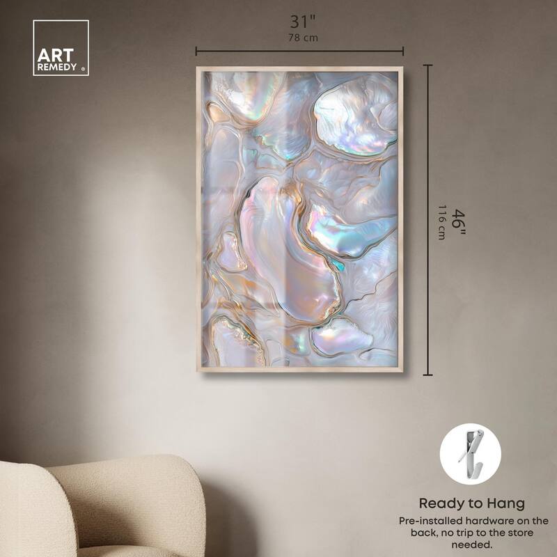 Fluid Preciousness III Shadowbox by Art Remedy