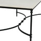 preview thumbnail 6 of 15, Genuine Marble and Metal Coffee Table