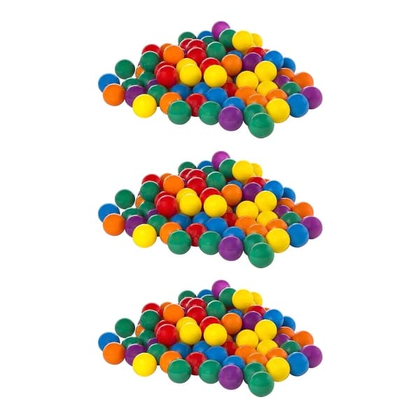 slide 2 of 8, Intex 100 Pack Small Plastic Multi-Colored Fun Ballz For A Ball Pit (3 Pack)
