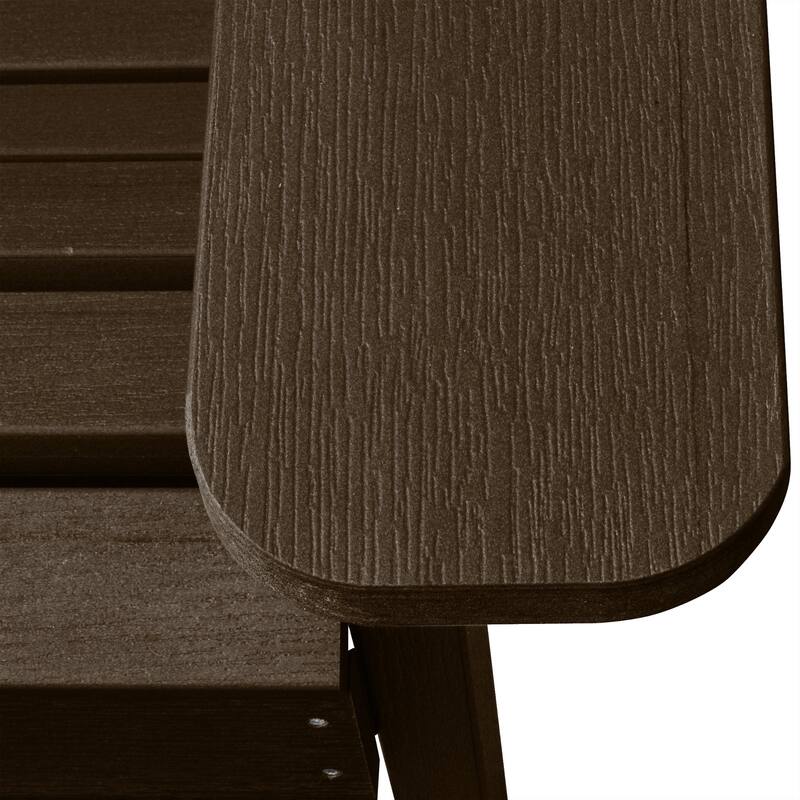 HIGHWOOOD Essential Adirondack Chair with Folding Ottoman