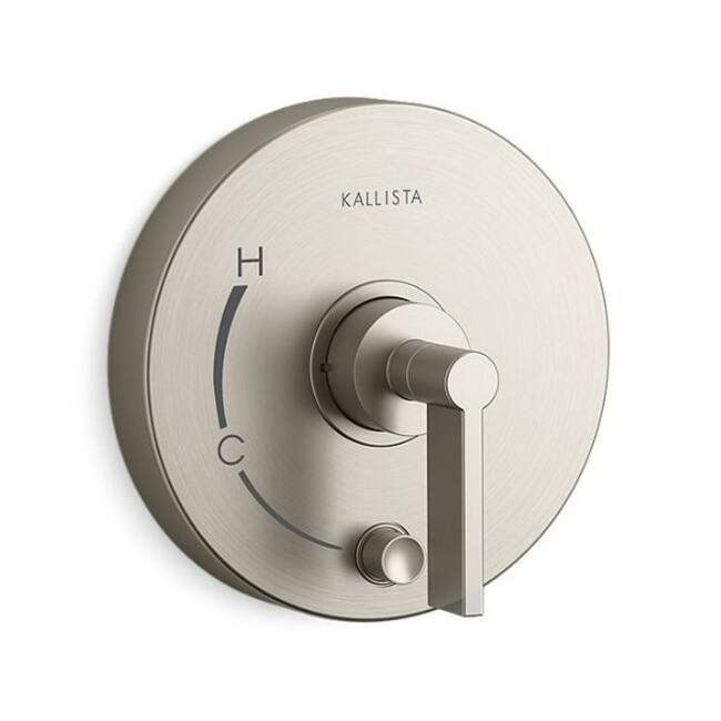Kallista One Pressure Balance Valve Trim with Diverter Lever Handle