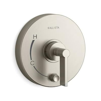 Kallista One Pressure Balance Valve Trim with Diverter Lever Handle