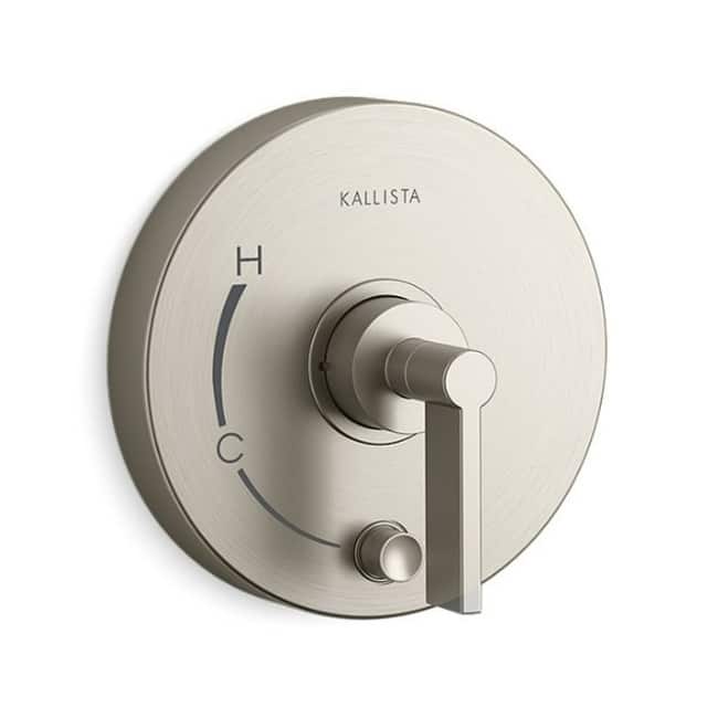 Kallista One Pressure Balance Valve Trim with Diverter Lever Handle