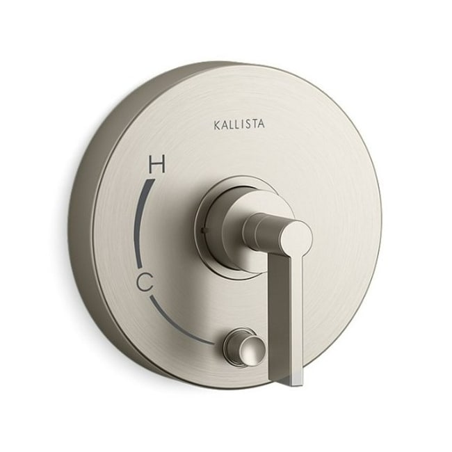 Kallista One Pressure Balance Valve Trim with Diverter Lever Handle