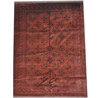 HERAT ORIENTAL Handmade Khall Mohammadi Wool Rug - 9'11 x 13' - Bed ...