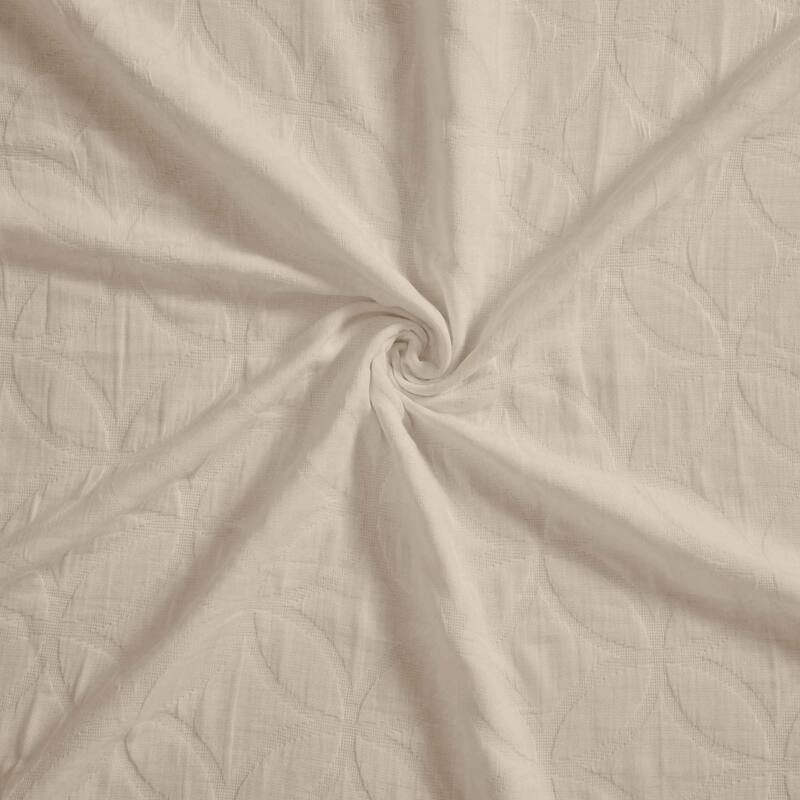 Superior Serenity Cotton Matelasse Jacquard Celtic Circle Bedspread Set